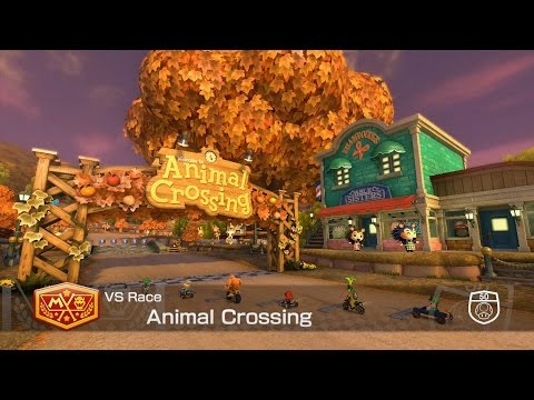 Video: Mario Kart 8 X Animal Crossing DLC seznam Skladeb A Záběry