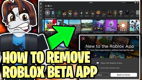 HOW TO REMOVE ROBLOX DESKTOP BETA APP (DISABLE, TAKE OFF, WORKING SEPTEMBER 2022)