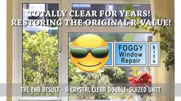 DIY Window Seal Repair Kit, Fix Broken Foggy Glass Windows in the United States and Canada