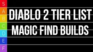 Diablo 2 TIER LIST  BEST Magic Find Builds