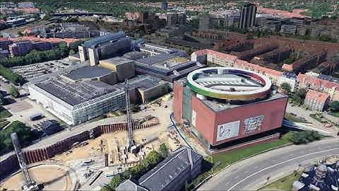 QGIS 3D animation with Google Photorealistic 3D Tiles: Aarhus