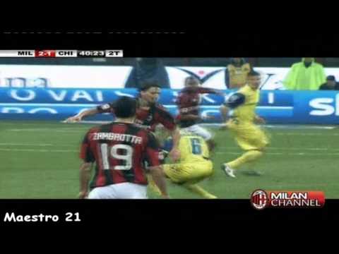 Ibrahimovic Dribbling and skill vs. Chievo - 16/10/2010