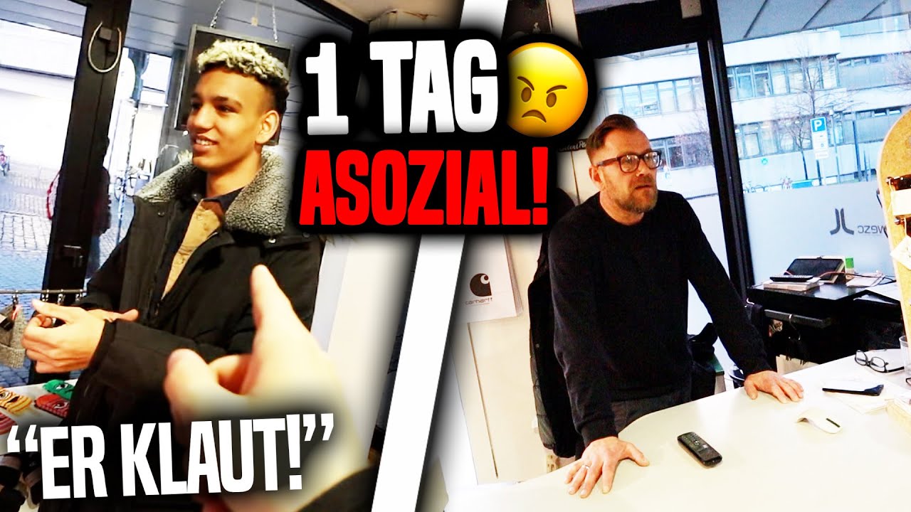 Ich bin 1 Tag lang ASOZIAL zu AJ! 😡😣