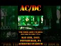 AC/DC - May 8th, 2025 - Pittsburgh, PA - For Those About to Rock... pt 3 #acdc #rock #shorts #short