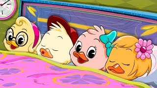 Video thumbnail of "DIEZ PATITOS EN LA CAMA, Canciones infantiles"