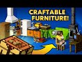 Craftable furniture  minecraft marketplace  official trailer