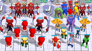 Blue Monster Merge Battle - Red Baby ARMY vs Superhero, Merge Master Game screenshot 5