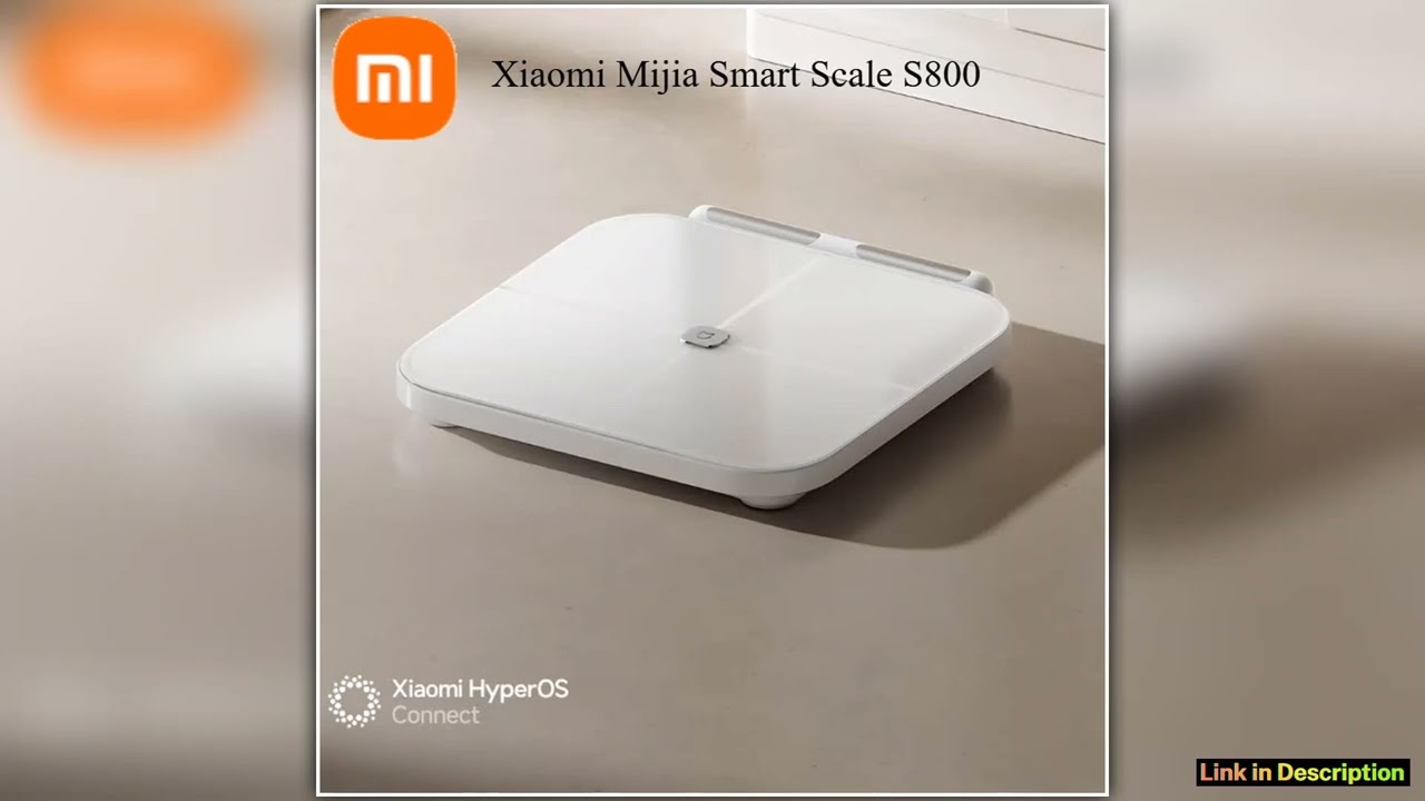 Xiaomi Mijia Smart Scale S800 8Electrode Body Mi Fat Scale Bluetooth DualFrequency BIA Tempered Gla