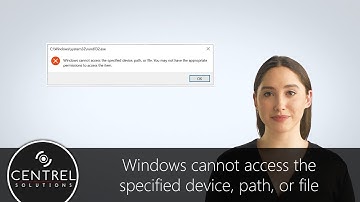 rundll32.exe Windows cannot access the specified device, path, or file