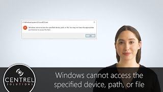 rundll32.exe Windows cannot access the specified device, path, or file