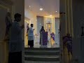 Registro da Missa de Quarta-Feira de Cinzas.