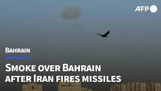 Smoke in Bahrains sky following Iranian drone attacks | AFP
