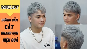 Kiểu tóc Mulet ngắn chất chơi cùng màu khói xám_ chia sẻ cách cắt nhanh, gọn và đẹp