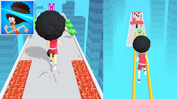 Afro Run (IOS, Android) NEW UPDATE Gameplay Walkthrough All Levels (Level 7-9)