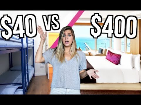$40 VS $400 Hotel Room!
