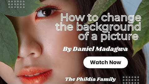 How to change the background of a picture using Adobe fireworks