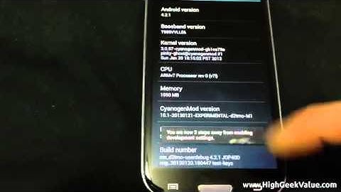 How to enable the Developers Settings menu on Android 4.2 (Jelly Bean)