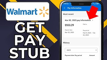 HOW TO GET PAYSTUB FROM WALMART (2025)