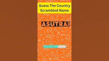 Guess the country by it