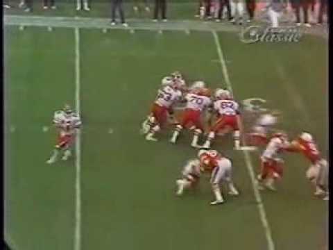 Greg Hill catches TD vs. Miami, 1984, The Comeback