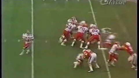 Greg Hill catches TD vs. Miami, 1984, The Comeback