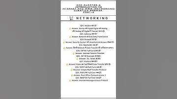 CCC CHAPTER-6 INTRODUCTION TO INTERNET AND WWW(NETWORKING)#NETWORKINGQUESTION#CCCQUESTION PART-4