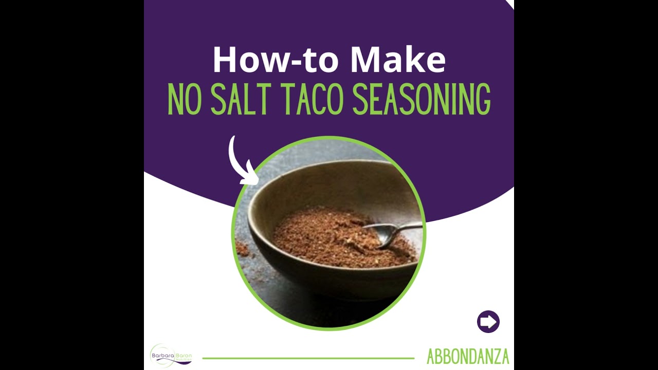 No Salt Taco Seasoning #food #tacoseasoning #nosalt 