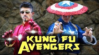 KUNG FU AVENGERS: CIVIL WAR - Iron Man VS Captain America