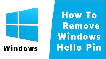 How to Remove a Windows Hello PIN