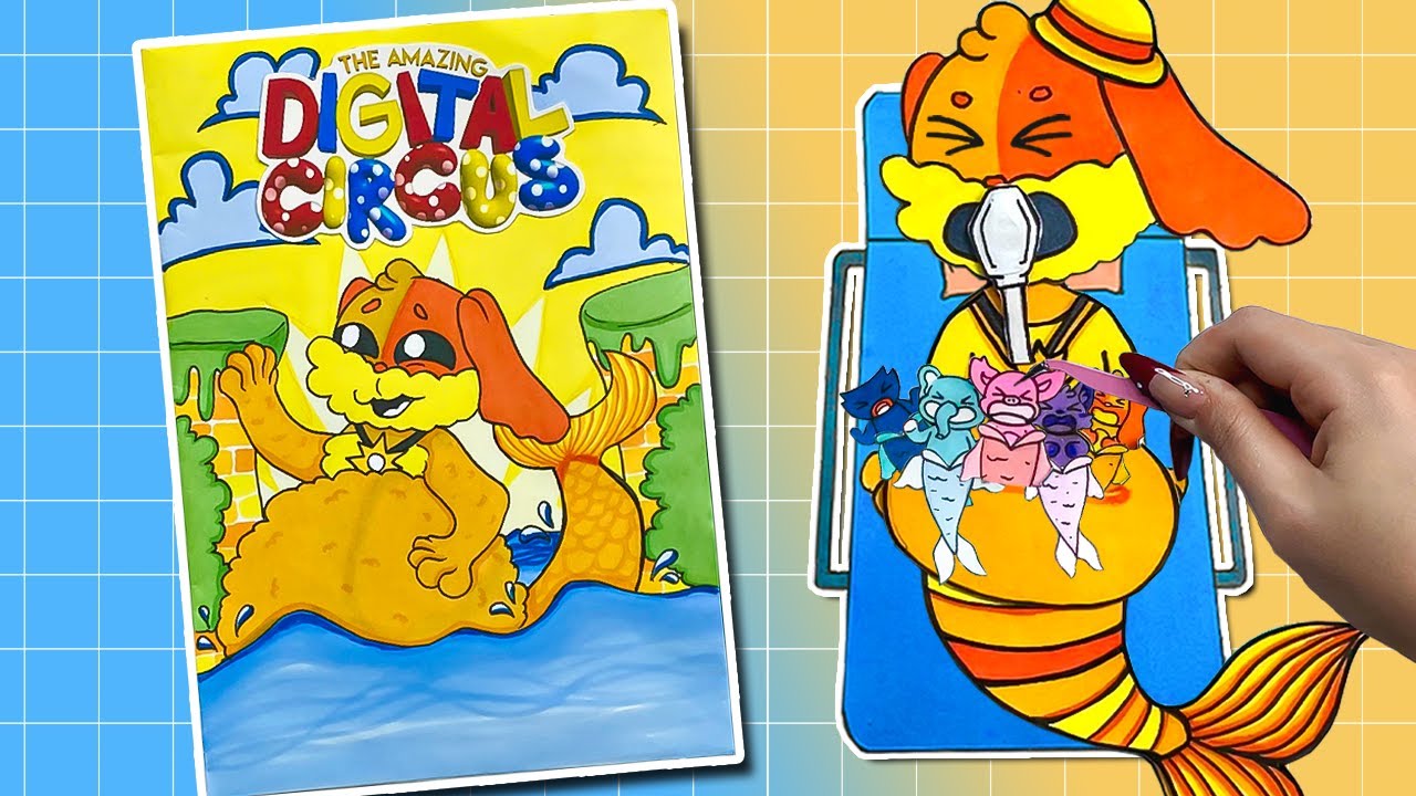 [🐾бумажные поделки🐾] Спасите русалку Собачью ночь Беременна множеством детей 🤰🤰 Поппи Играет Глав...