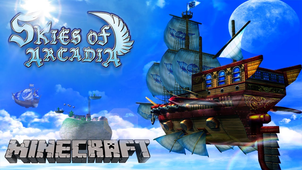 Map Minecraft : L'Île des Pirates de SKIES OF ARCADIA 