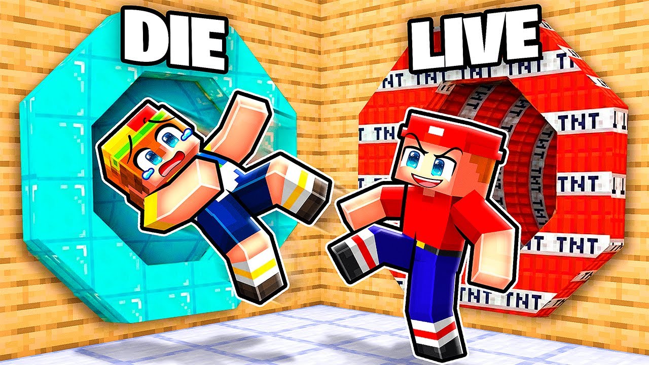 Will Johnny CHOOSE The WRONG SLIDE in Minecraft?