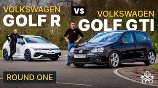 VW Golf R Mk8 vs our Golf GTI Mk5  ROUND 1 | PH Project Car Pt.2