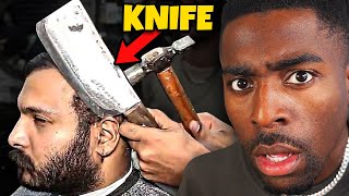 He Cuts Hair With A CHAINSAW!