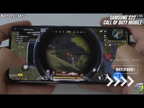 Samsung Galaxy S22 test game Call of Duty Mobile CODM