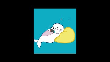 Watch Me Draw A Cozy Gamer Baby Seal Playing on a Nintendo Switch 🎮| Timelapse | Procreate | Kawai 🌷