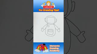 How To Draw Cute Astronaut Easy Expert Drawing Tutorial #short #drawing #simpledrawing