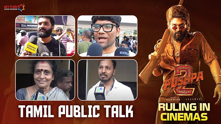 Pushpa 2 The Rule Tamil Public Talk | Allu Arjun | Rashmika Mandanna | Sukumar | DSP | Fahadh Faasil