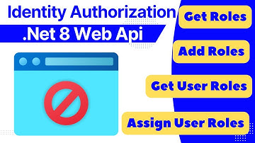 Authorization in ASP .NET Core Web API with Identity | .Net 8