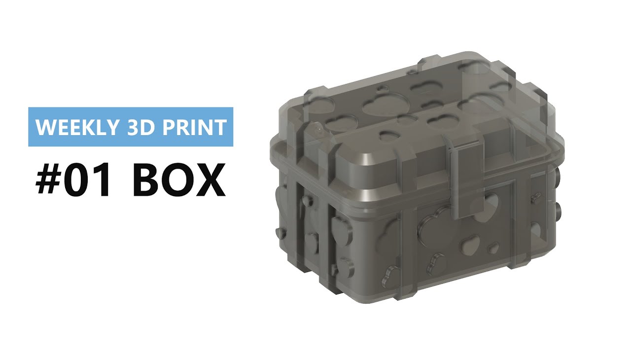 Weekly 3D Print #01 Let the little box store your sweet love story ...