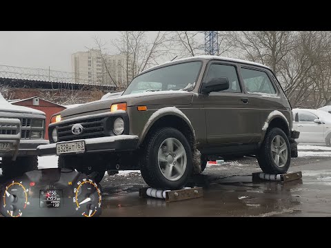 Как гребет Lada 4x4 - Нива 2020? Застрял, дергай ручник!