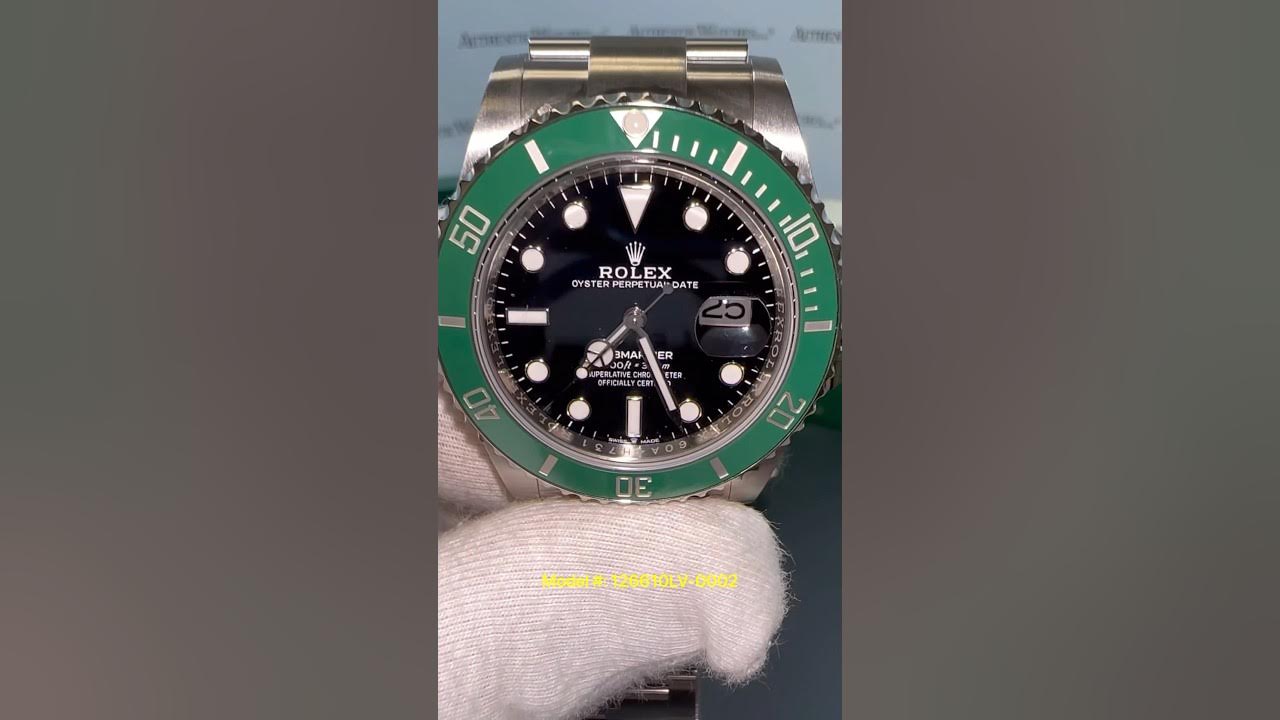 Rolex Submariner Date Starbucks Green Bezel Men's Watch 126610LV-0002