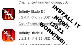 How To Download Infinity Blade Working 21 Read Description Youtube