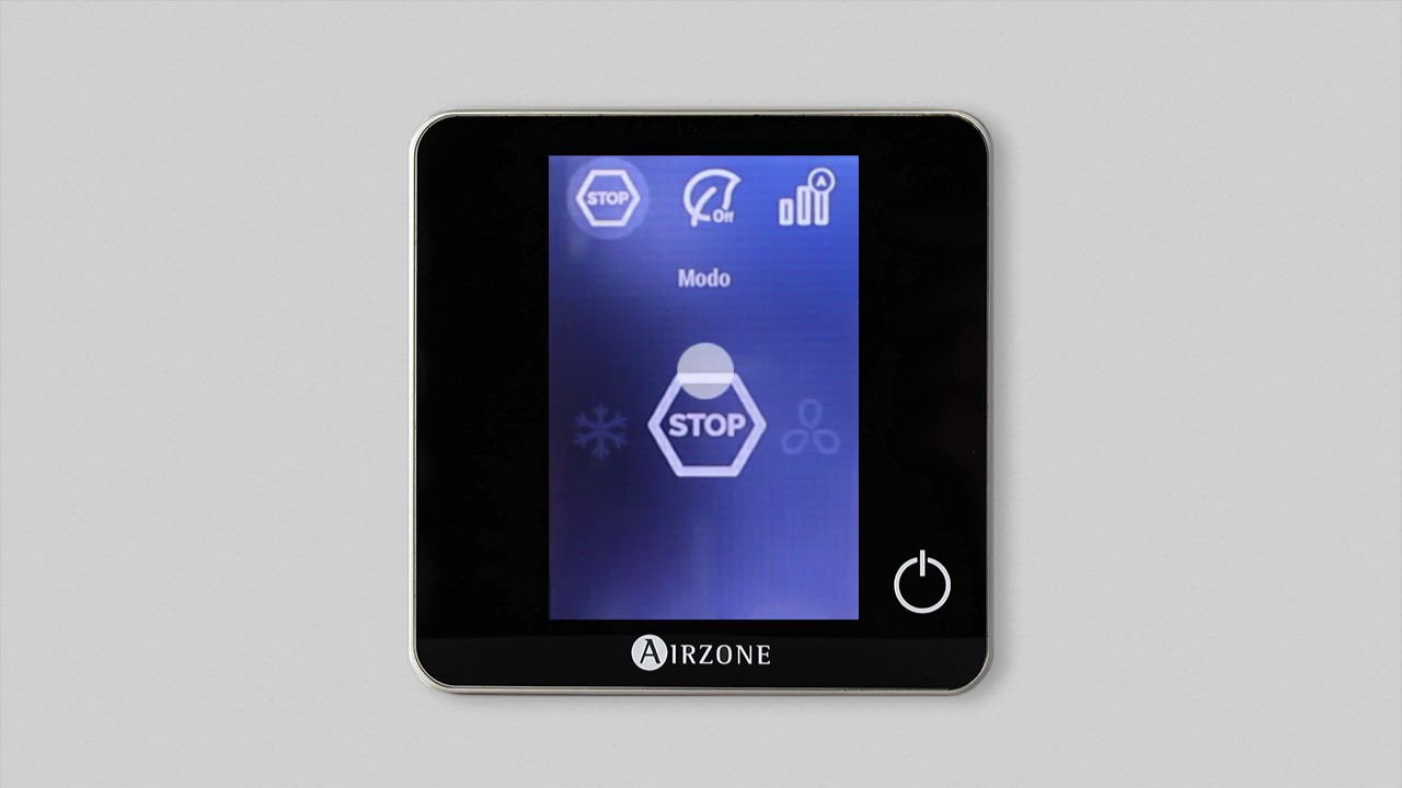 Manual básico del Termostato inteligente Airzone Blueface YouTube
