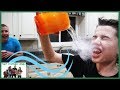 Slow Motion Leaf Blower Challenge / That YouTub3 Family I Family Channel