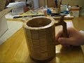 Usable wood beer mug