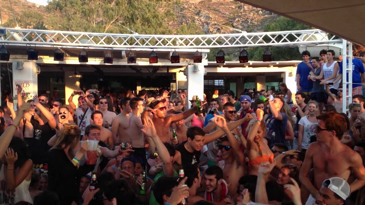 Ios Island in Greece Beach party at Far Out YouTube