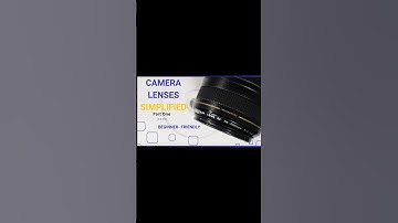Camera Lenses explained :Tips for Beginner