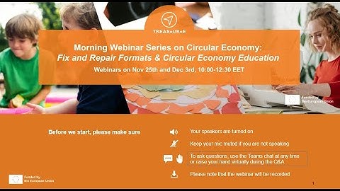 TREASoURcE webinar 1: Exploring Fix and Repair Formats: Cases from Across Europe 25.11.2025