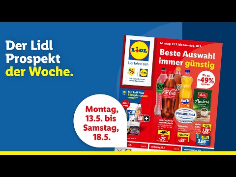 Der Lidl Prospekt der Woche | Angebote von Montag, 13.05. bis Samstag, 18.05.